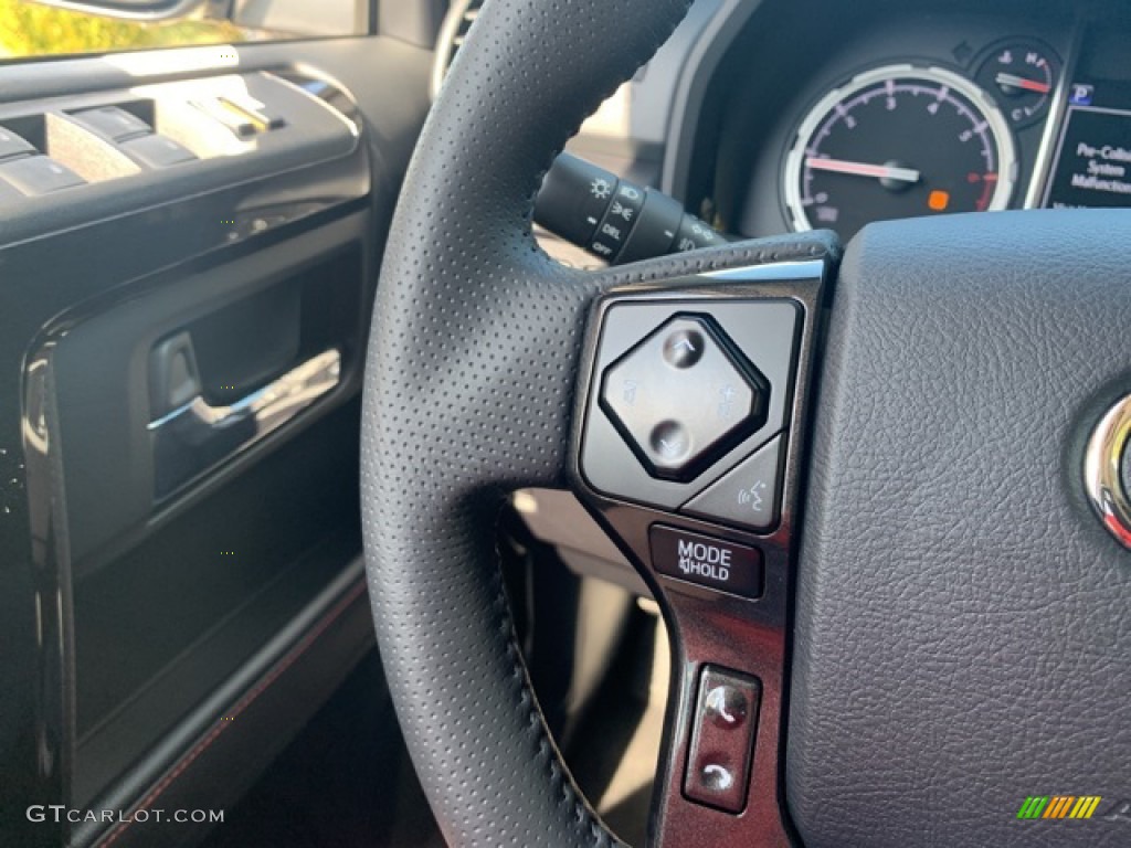 2020 Toyota 4Runner TRD Off-Road Premium 4x4 Black Steering Wheel Photo #139795792