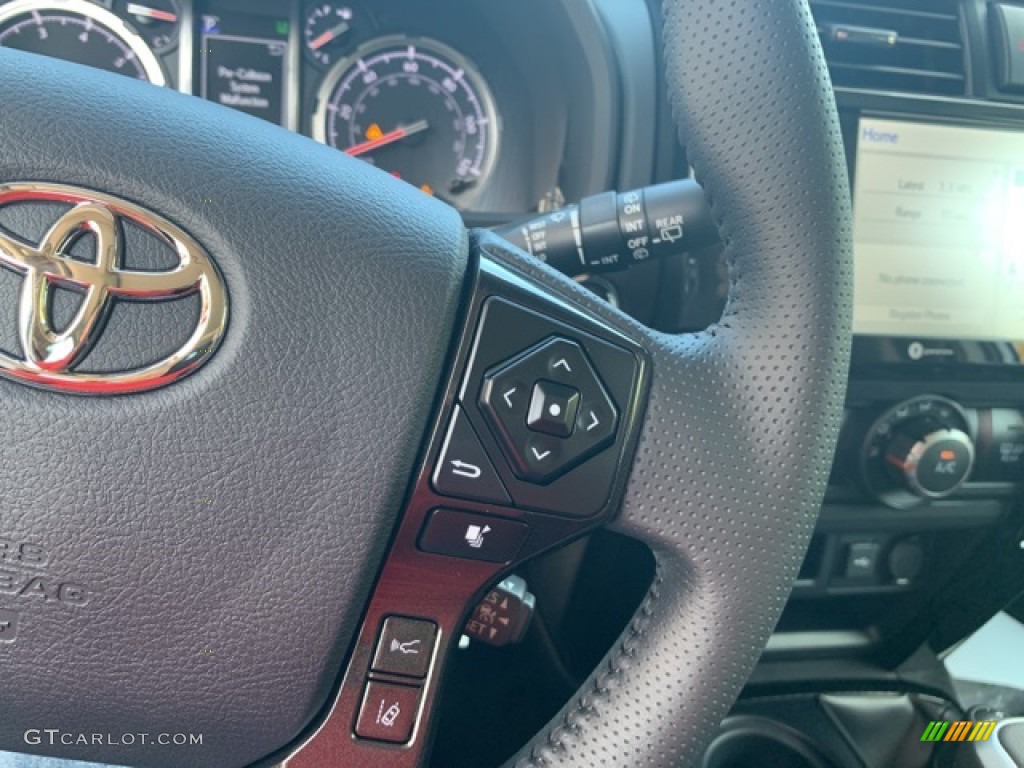 2020 Toyota 4Runner TRD Off-Road Premium 4x4 Black Steering Wheel Photo #139795813