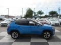 2019 Laser Blue Pearl Jeep Compass Limited  photo #3