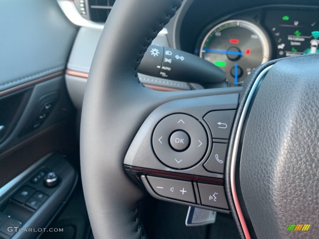 2021 Toyota Venza Hybrid Limited AWD Java/Black Steering Wheel Photo #139797385