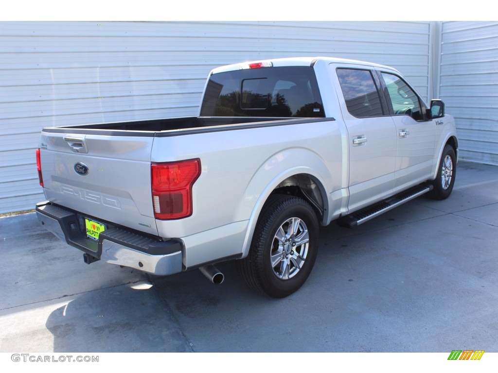 2018 F150 Lariat SuperCrew - Ingot Silver / Earth Gray photo #10