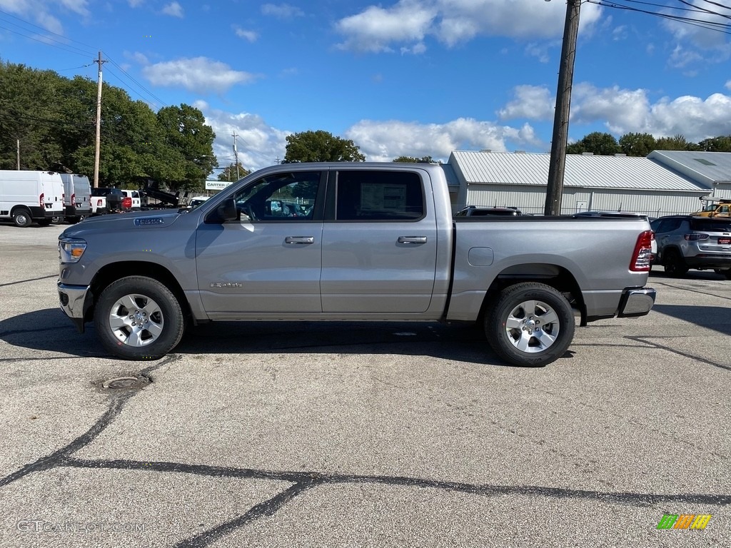 Billet Silver Metallic 2021 Ram 1500 Big Horn Crew Cab 4x4 Exterior Photo #139798498