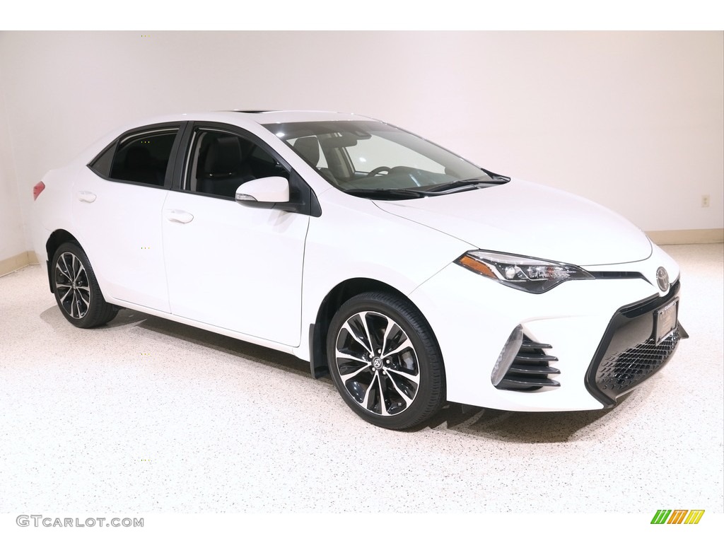 2019 Corolla XSE - Blizzard White Pearl / Black photo #1