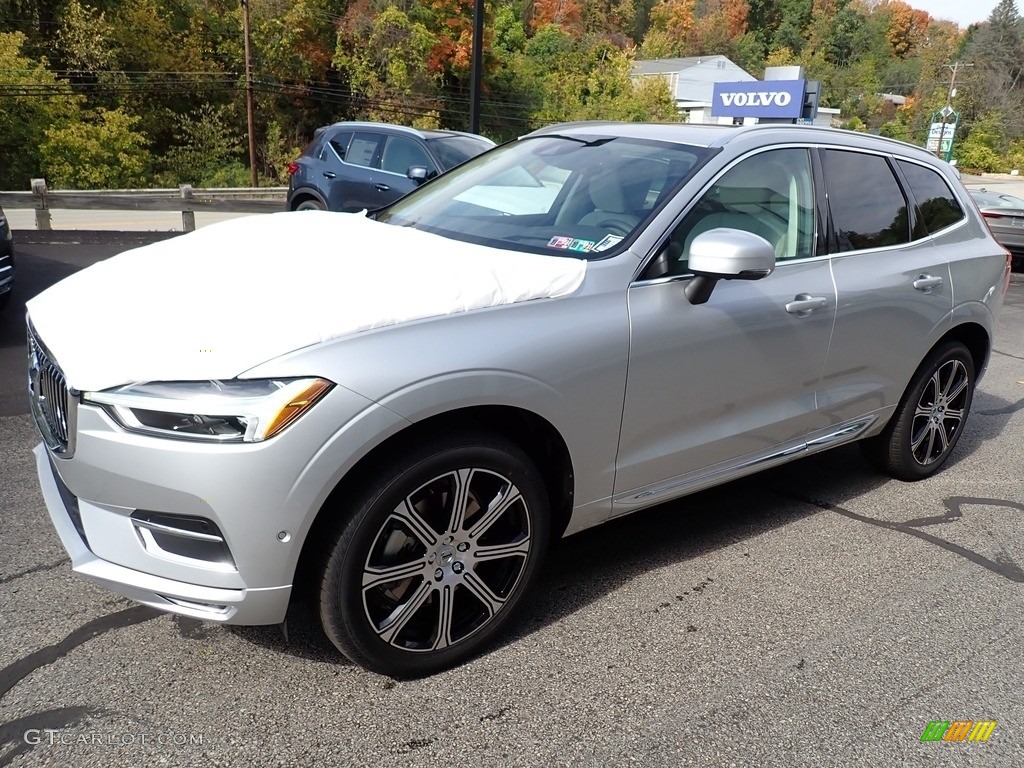 Bright Silver Metallic 2021 Volvo XC60 T6 AWD Inscription Exterior Photo #139800940