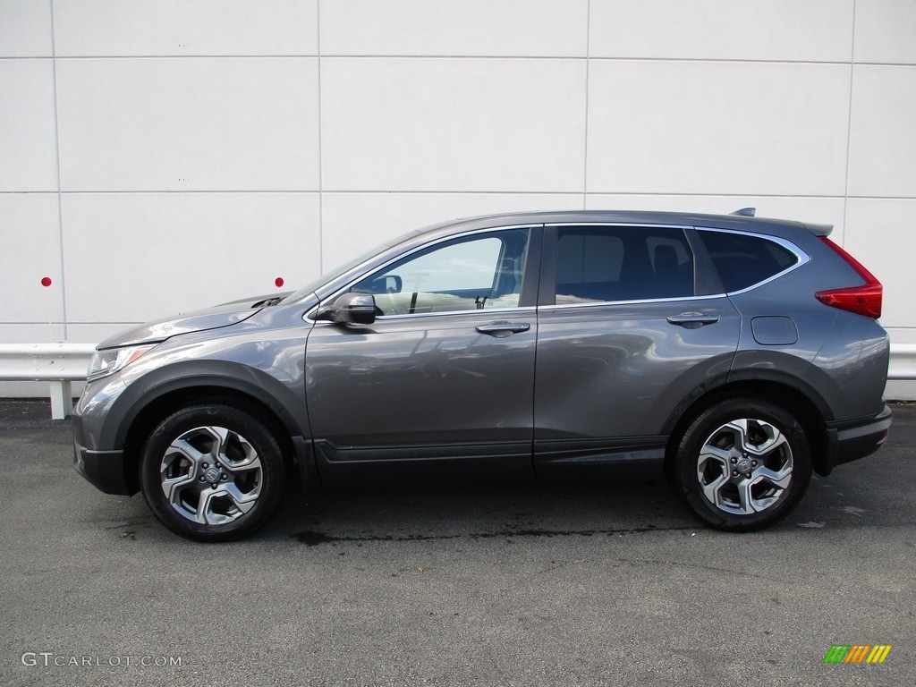 2018 CR-V EX-L AWD - Modern Steel Metallic / Gray photo #2