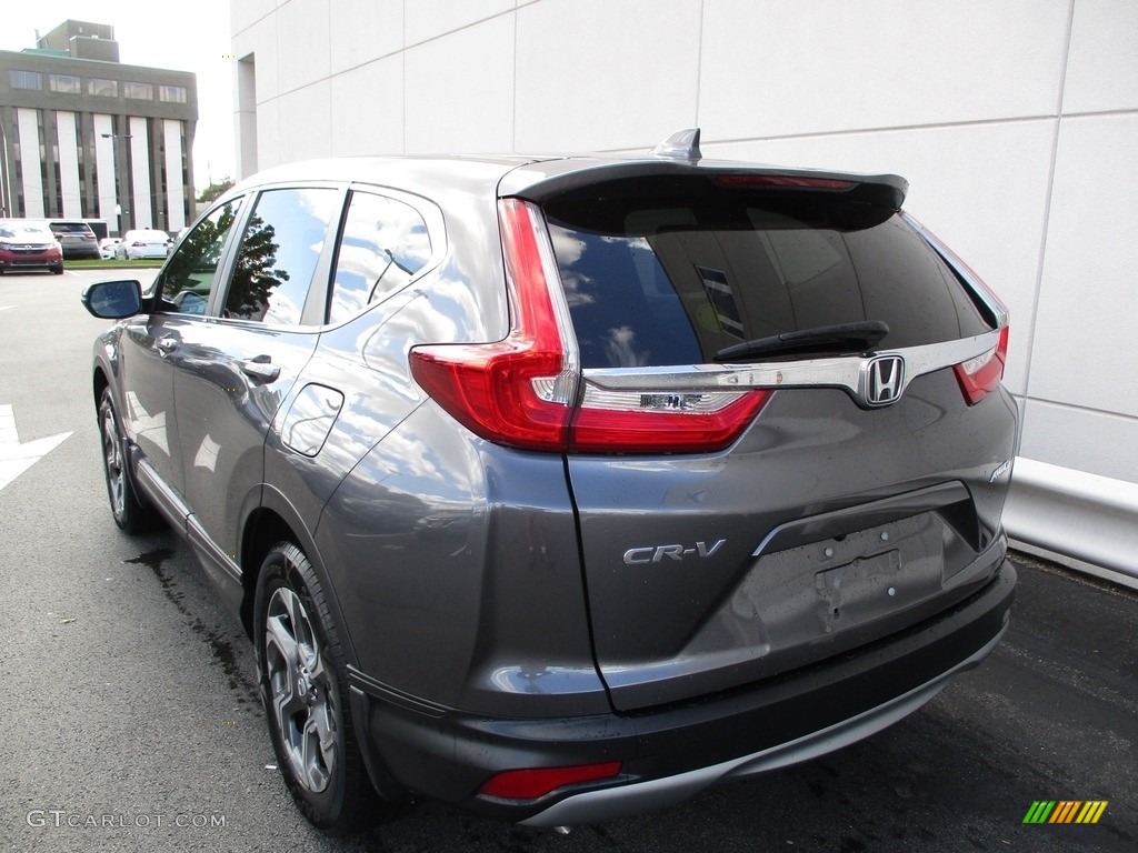 2018 CR-V EX-L AWD - Modern Steel Metallic / Gray photo #3