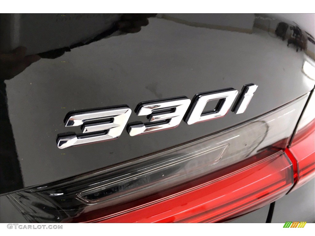 2020 3 Series 330i Sedan - Black Sapphire Metallic / Black photo #7