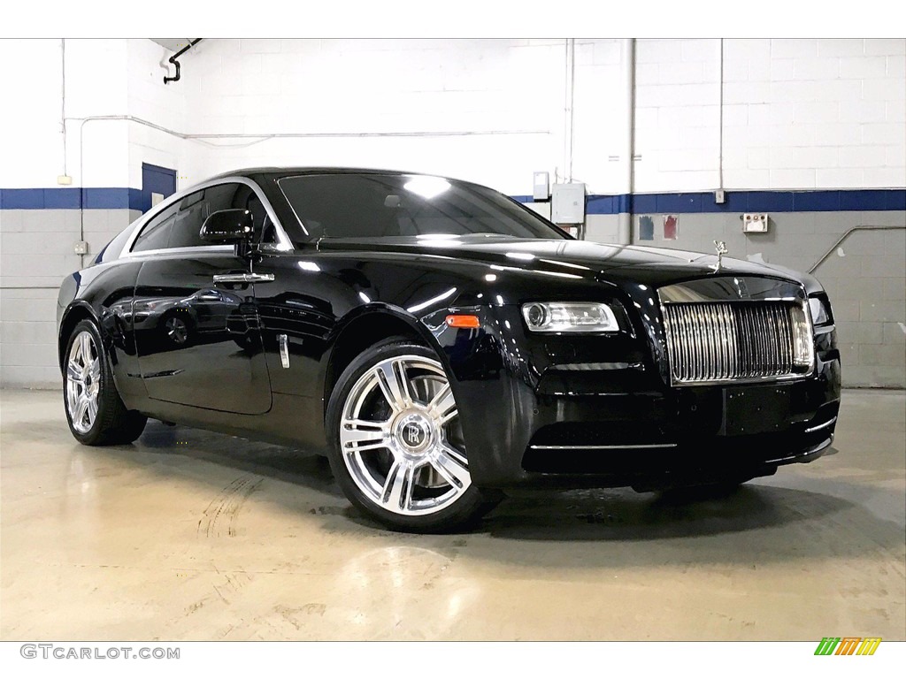 Diamond Black 2015 Rolls-Royce Wraith Standard Wraith Model Exterior Photo #139804305