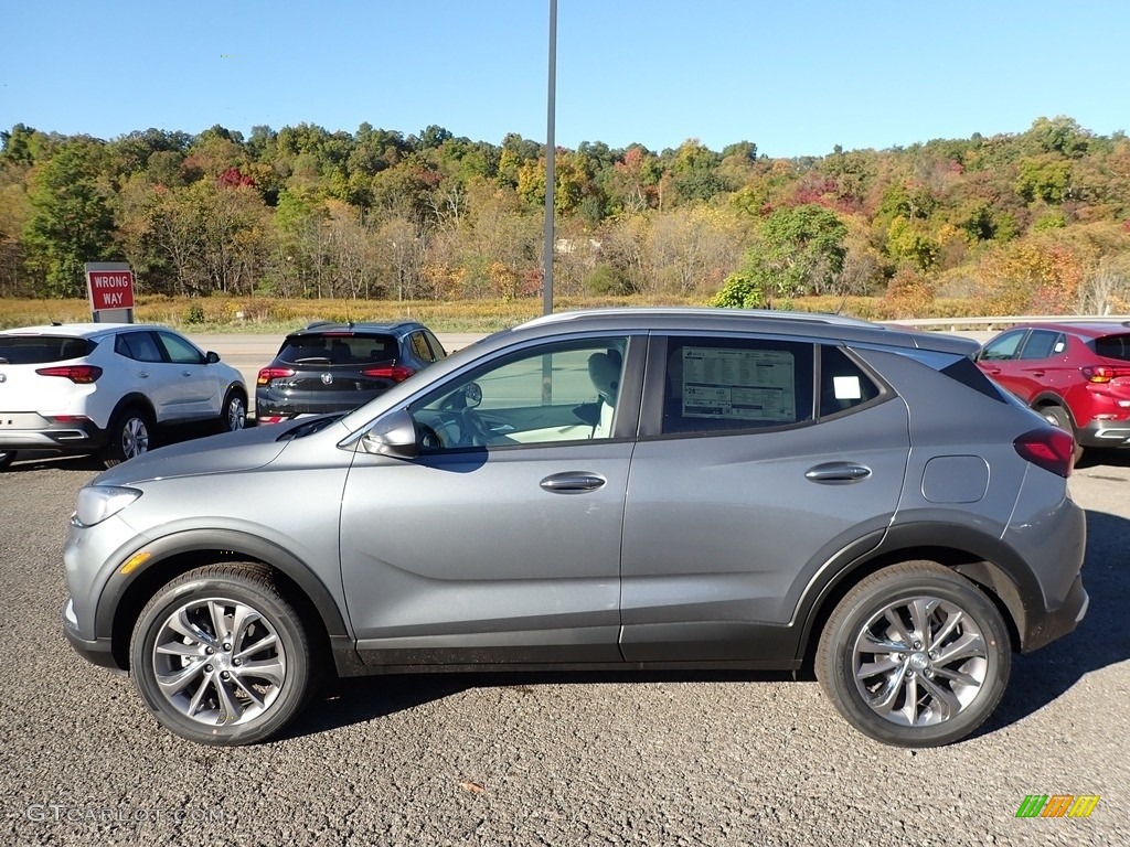 2020 Encore GX Select AWD - Satin Steel Metallic / Whisper Beige photo #9