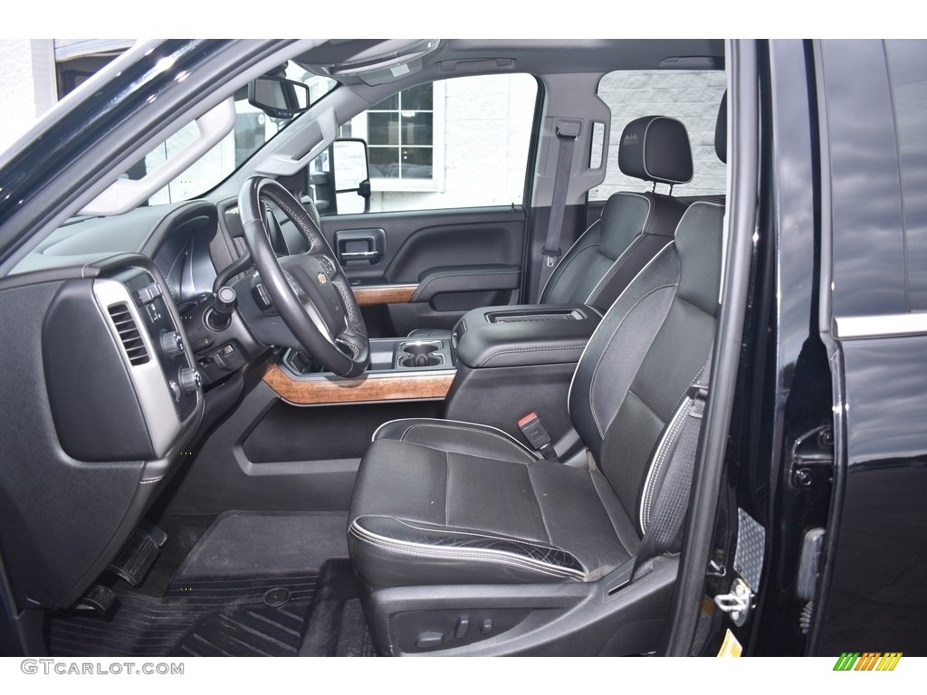 High Country Jet Black/Ash Gray Interior 2018 Chevrolet Silverado 3500HD High Country Crew Cab 4x4 Photo #139805703