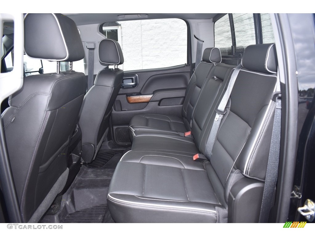 2018 Chevrolet Silverado 3500HD High Country Crew Cab 4x4 Rear Seat Photo #139805721