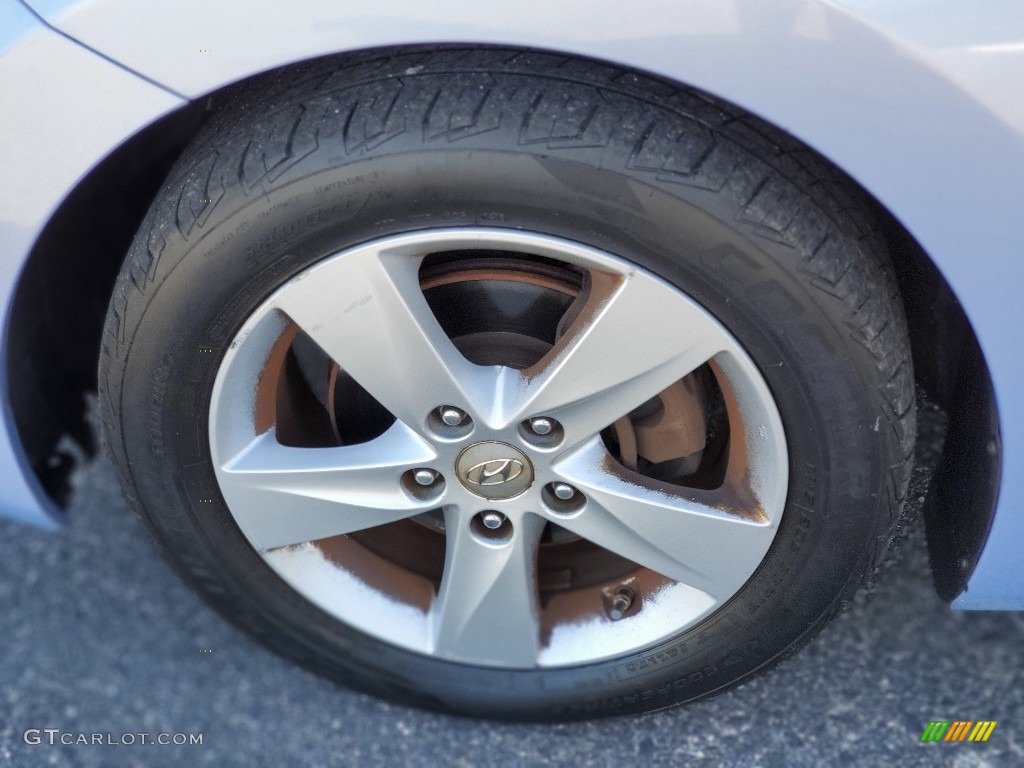 2012 Elantra GLS - Blue Sky Metallic / Beige photo #29