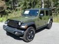Sarge Green 2021 Jeep Wrangler Unlimited Willys 4x4 Exterior