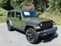 Sarge Green 2021 Jeep Wrangler Unlimited Willys 4x4 Exterior