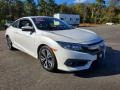White Orchid Pearl 2017 Honda Civic EX-L Coupe Exterior