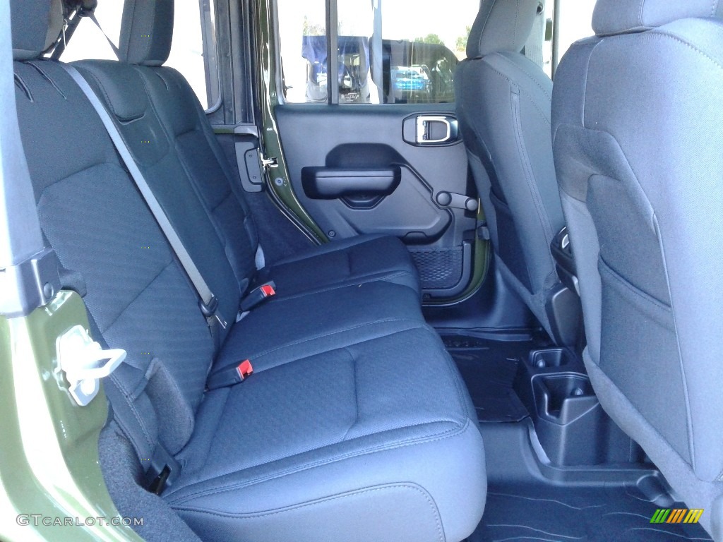 Black Interior 2021 Jeep Wrangler Unlimited Willys 4x4 Photo #139808058