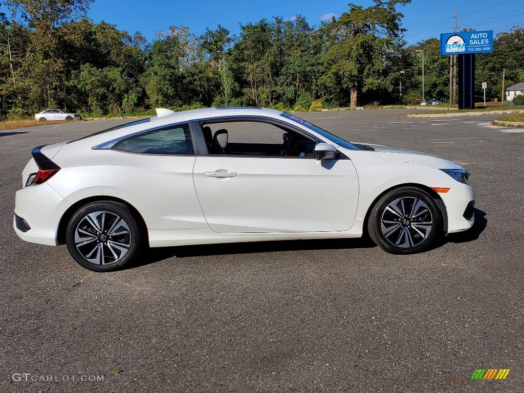 White Orchid Pearl 2017 Honda Civic EX-L Coupe Exterior Photo #139808121