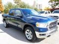 2021 Patriot Blue Pearl Ram 1500 Big Horn Crew Cab 4x4  photo #3