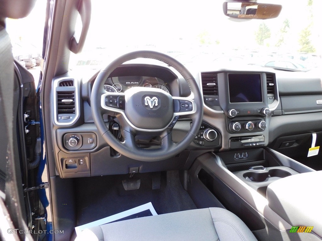 2021 Ram 1500 Big Horn Crew Cab 4x4 Diesel Gray/Black Dashboard Photo #139808712