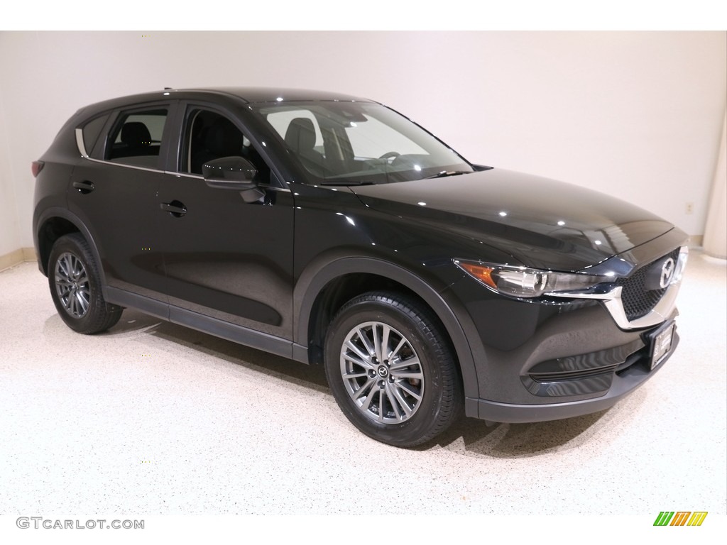 Jet Black Mica 2017 Mazda CX-5 Sport Exterior Photo #139808976