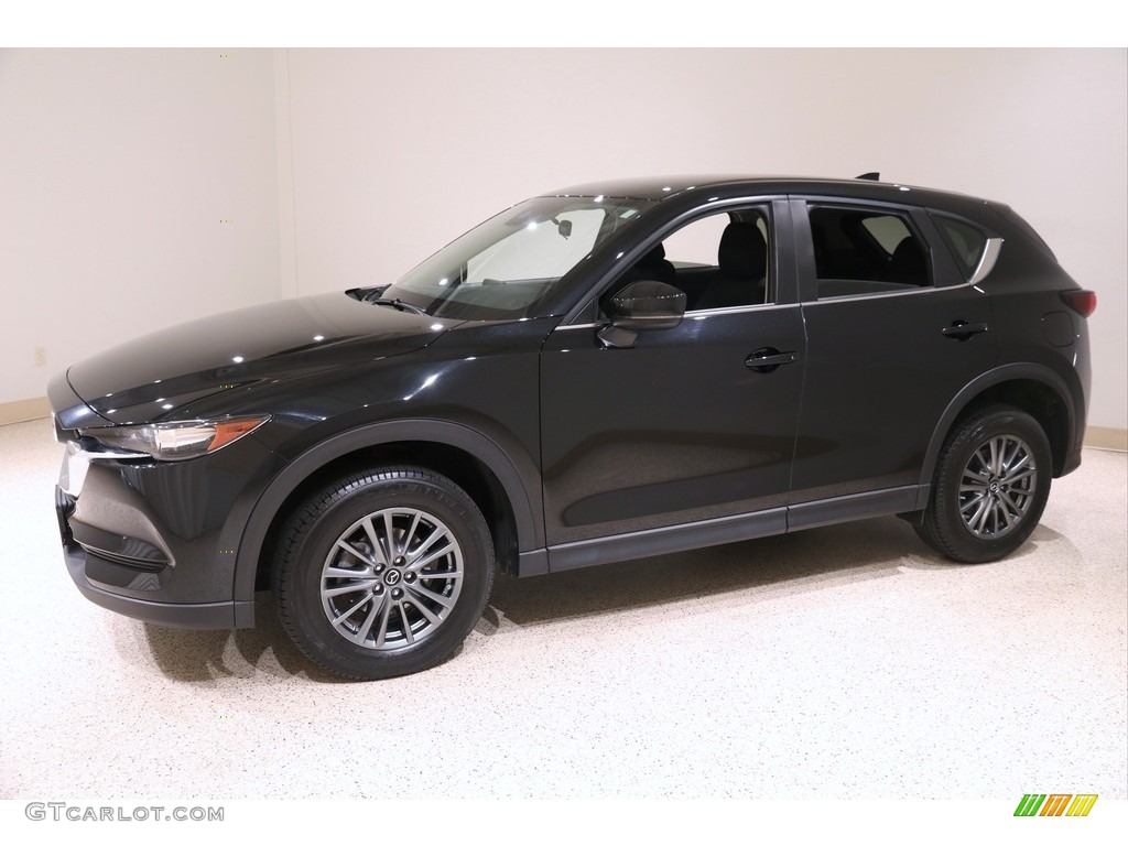 Jet Black Mica 2017 Mazda CX-5 Sport Exterior Photo #139809012