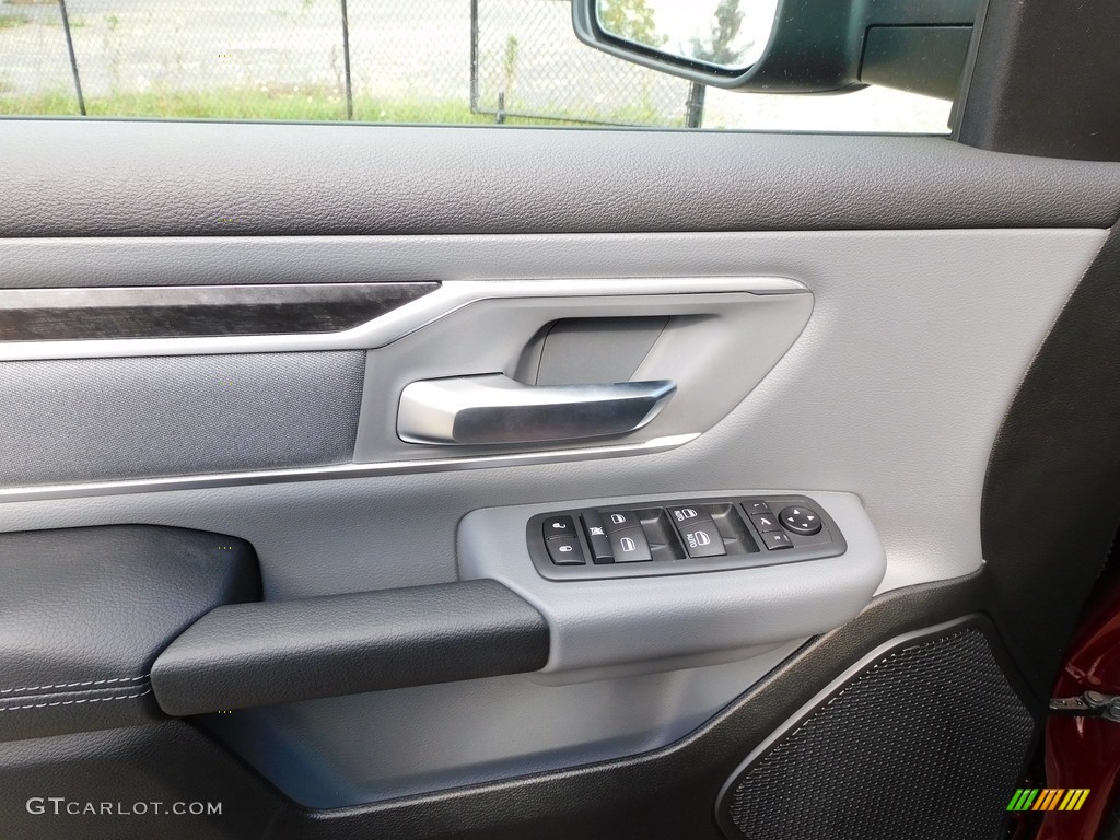 2021 Ram 1500 Big Horn Crew Cab 4x4 Diesel Gray/Black Door Panel Photo #139809135
