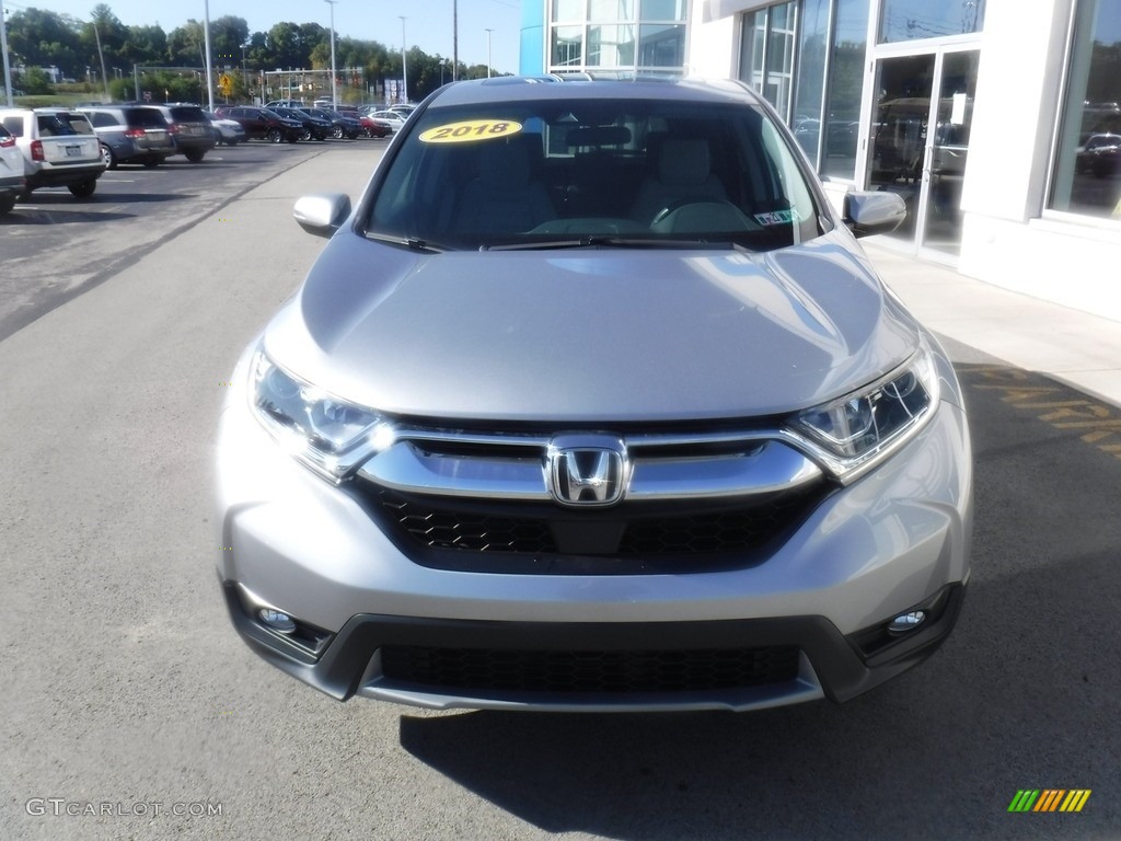 2018 CR-V EX AWD - Lunar Silver Metallic / Black photo #5