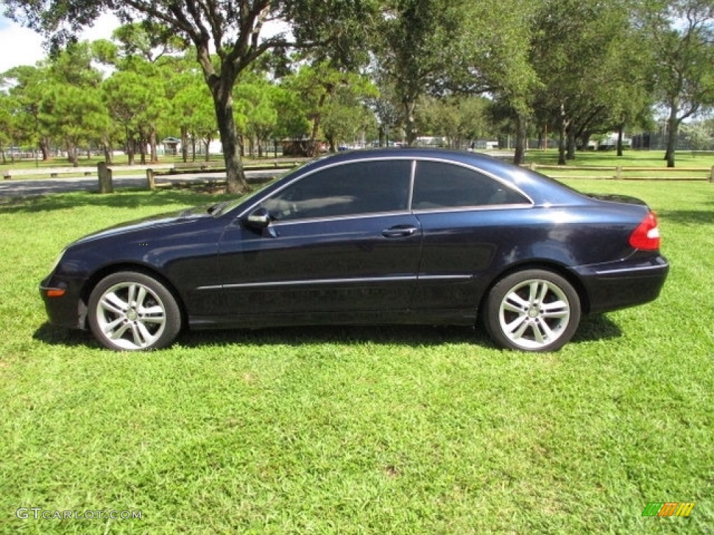 Capri Blue Metallic 2007 Mercedes-Benz CLK 350 Coupe Exterior Photo #139809408