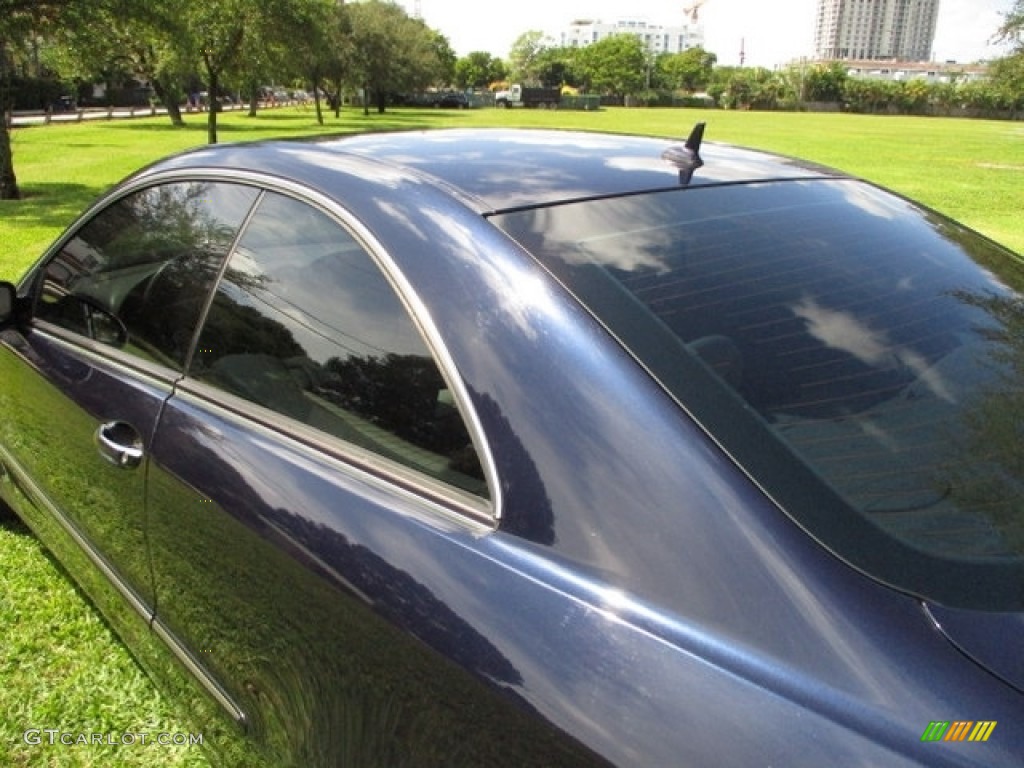 2007 CLK 350 Coupe - Capri Blue Metallic / Stone photo #23