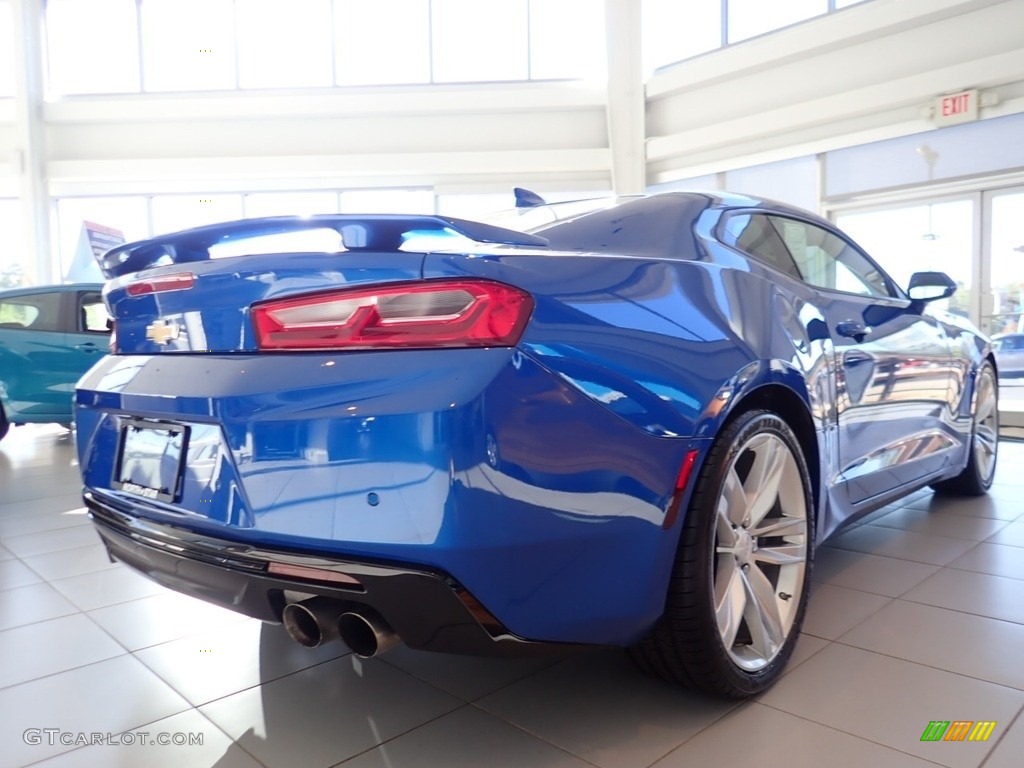 2016 Camaro SS Coupe - Hyper Blue Metallic / Jet Black photo #9