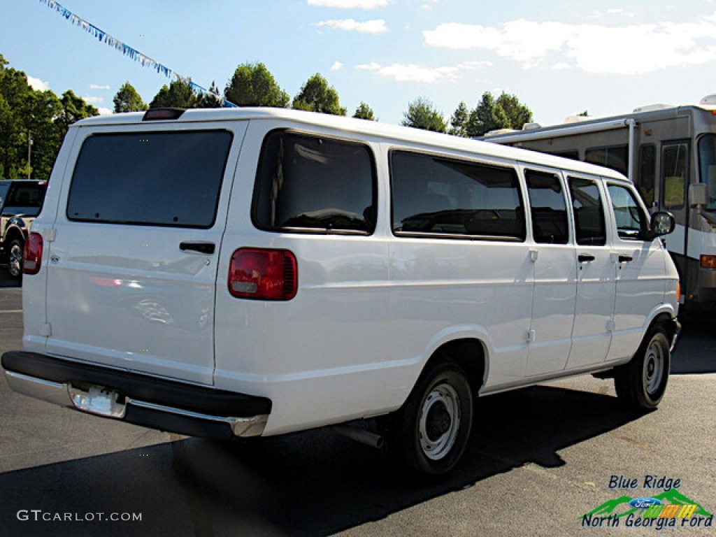 2002 Ram Van 3500 Passenger - Bright White / Dark Slate Gray photo #5