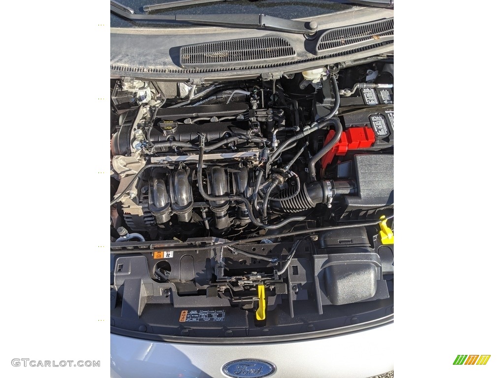 2018 Fiesta SE Sedan - Ingot Silver / Charcoal Black photo #16
