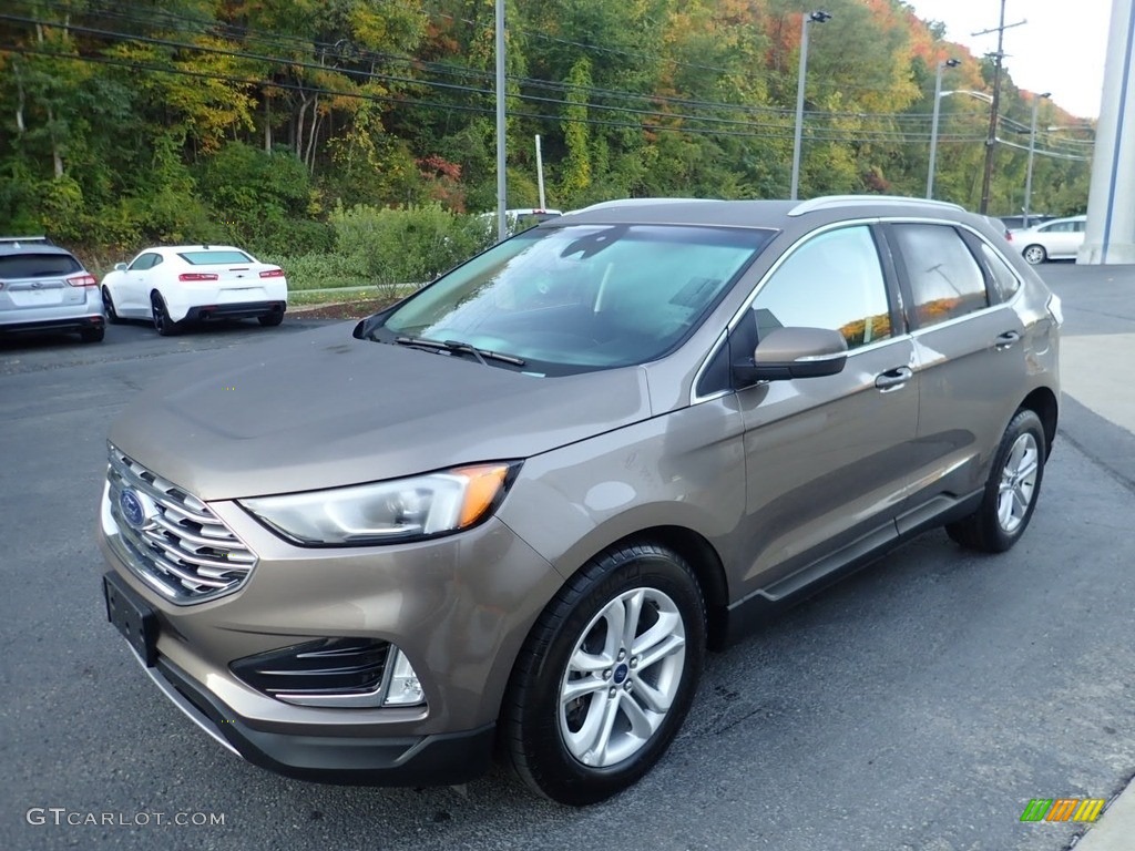 Stone Gray 2019 Ford Edge SEL AWD Exterior Photo #139810965