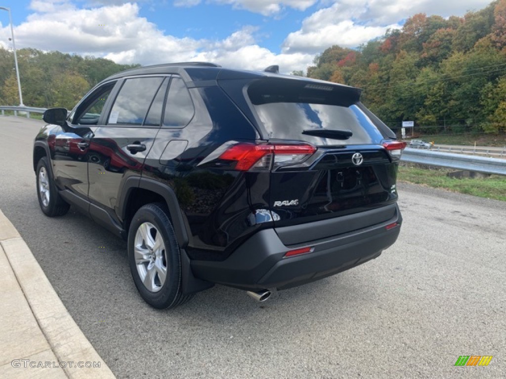 2021 RAV4 XLE AWD - Midnight Black Metallic / Black photo #2