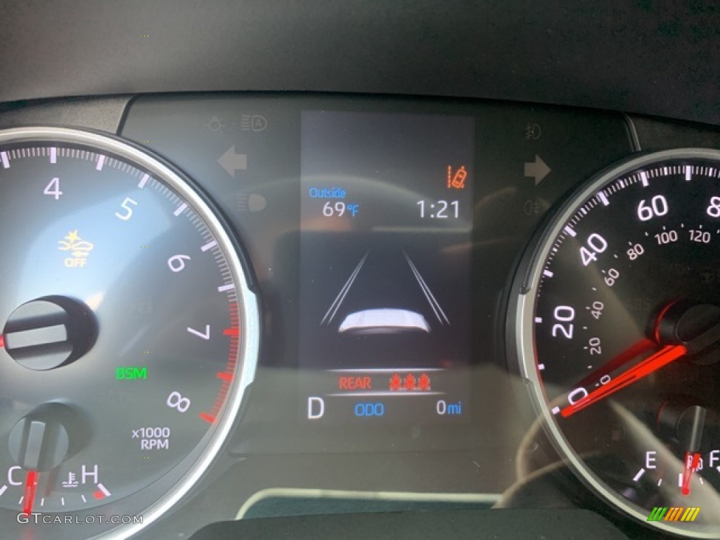 2021 RAV4 XLE AWD - Midnight Black Metallic / Black photo #5