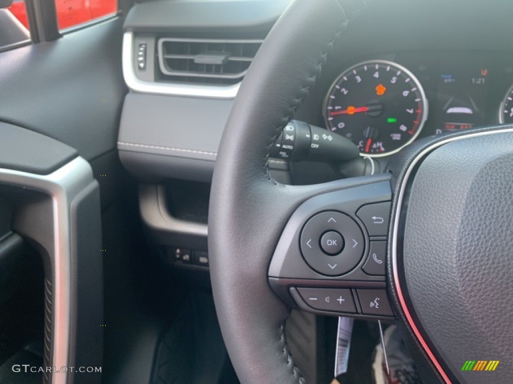 2021 RAV4 XLE AWD - Midnight Black Metallic / Black photo #9