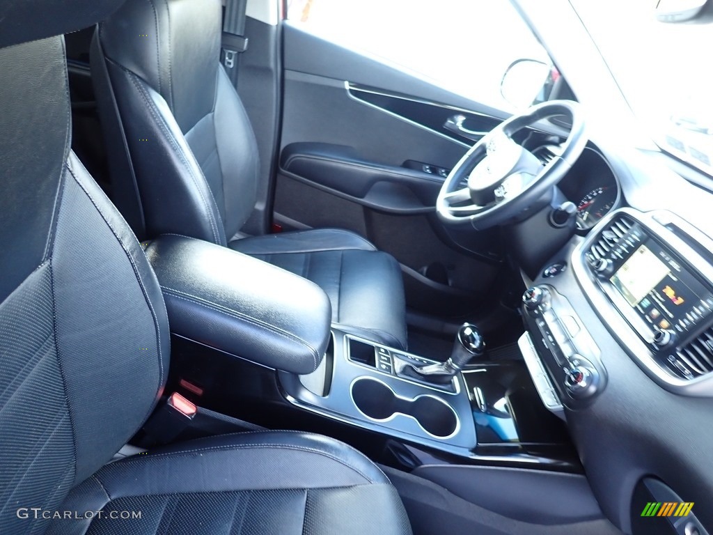 Satin Black Interior 2016 Kia Sorento SX V6 AWD Photo #139811208