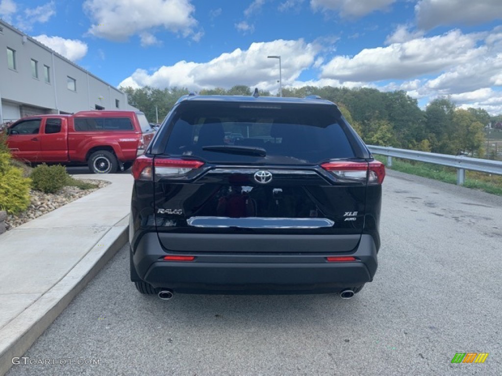 2021 RAV4 XLE AWD - Midnight Black Metallic / Black photo #29