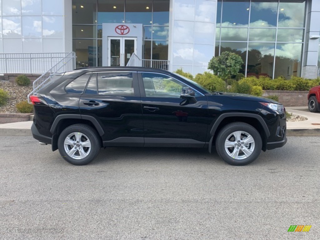 2021 RAV4 XLE AWD - Midnight Black Metallic / Black photo #30