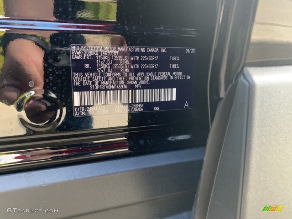 2021 RAV4 XLE AWD - Midnight Black Metallic / Black photo #33