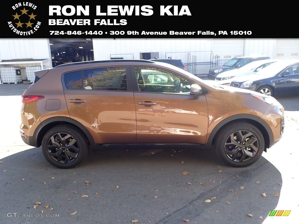 Burnished Copper Kia Sportage