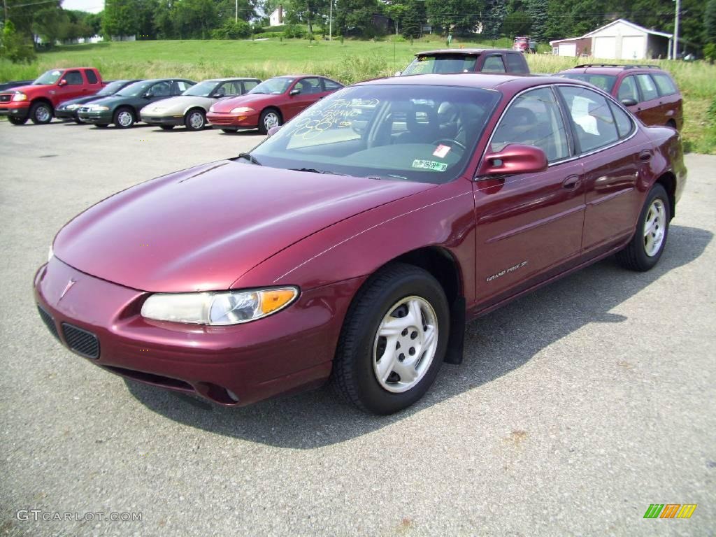 2000 Grand Prix SE Sedan - Redfire Metallic / Graphite photo #1