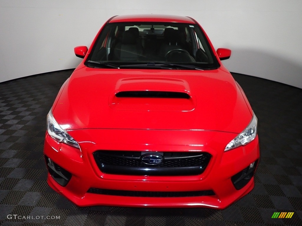 2017 WRX  - Pure Red / Carbon Black photo #4