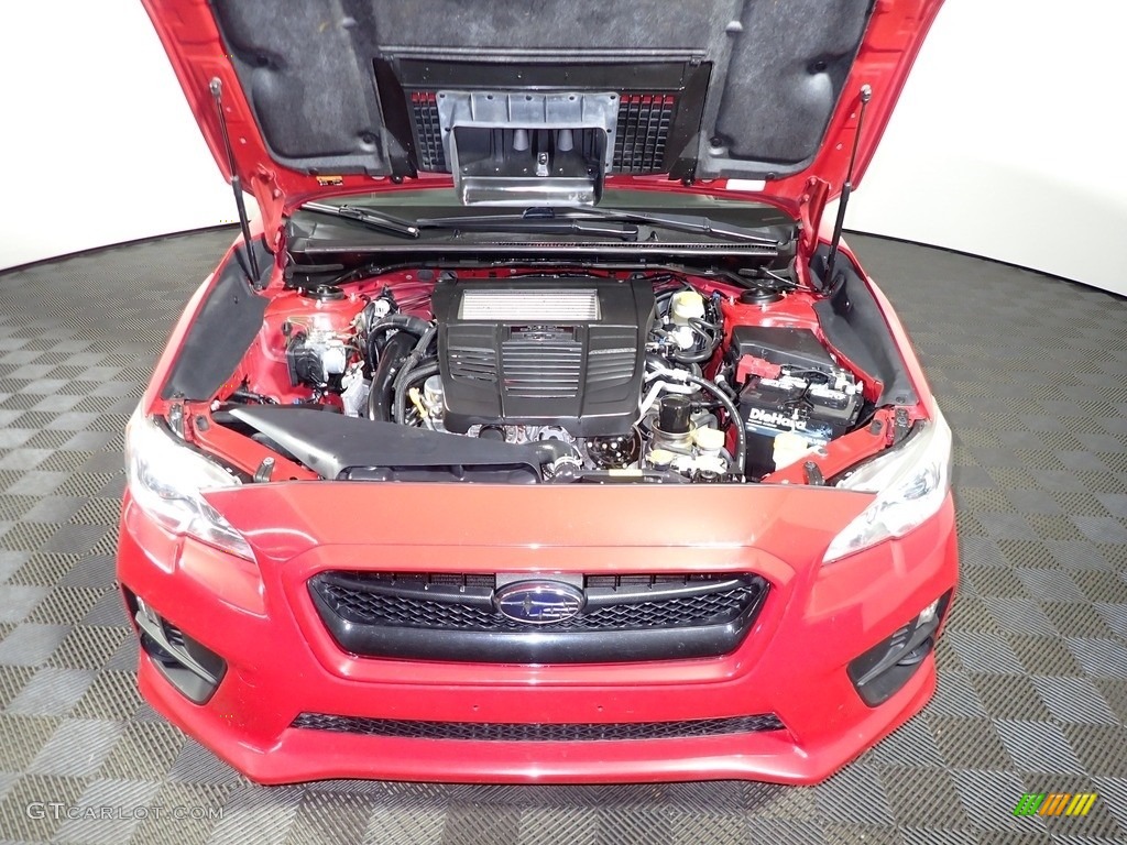 2017 WRX  - Pure Red / Carbon Black photo #5