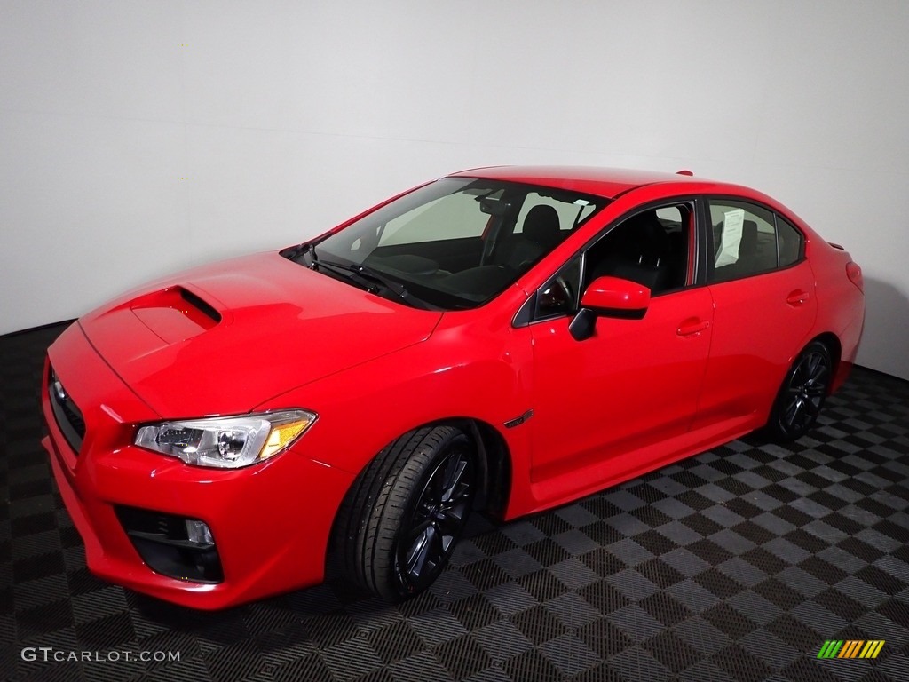 2017 WRX  - Pure Red / Carbon Black photo #7