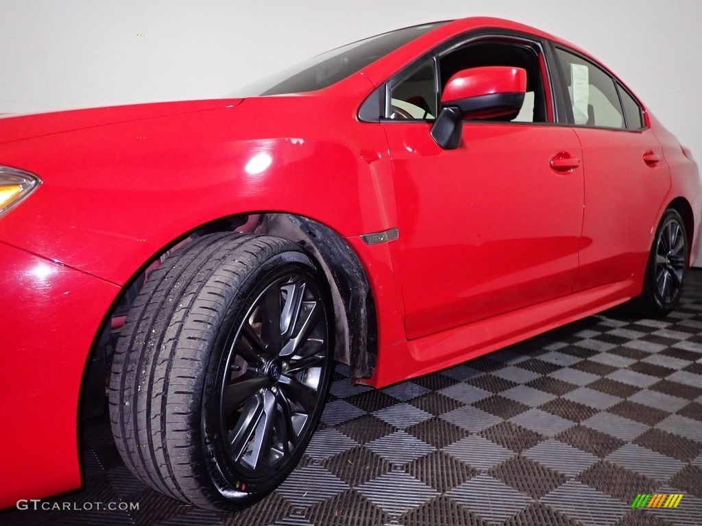 2017 WRX  - Pure Red / Carbon Black photo #8