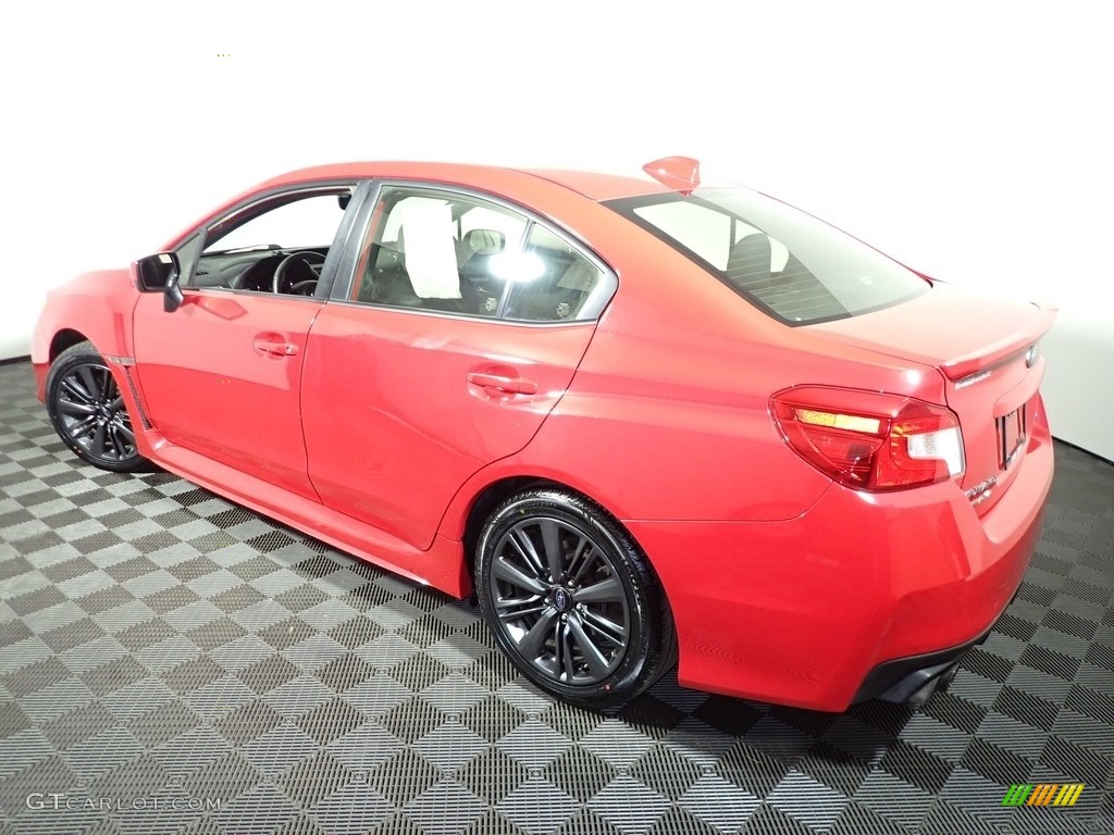 2017 WRX  - Pure Red / Carbon Black photo #9