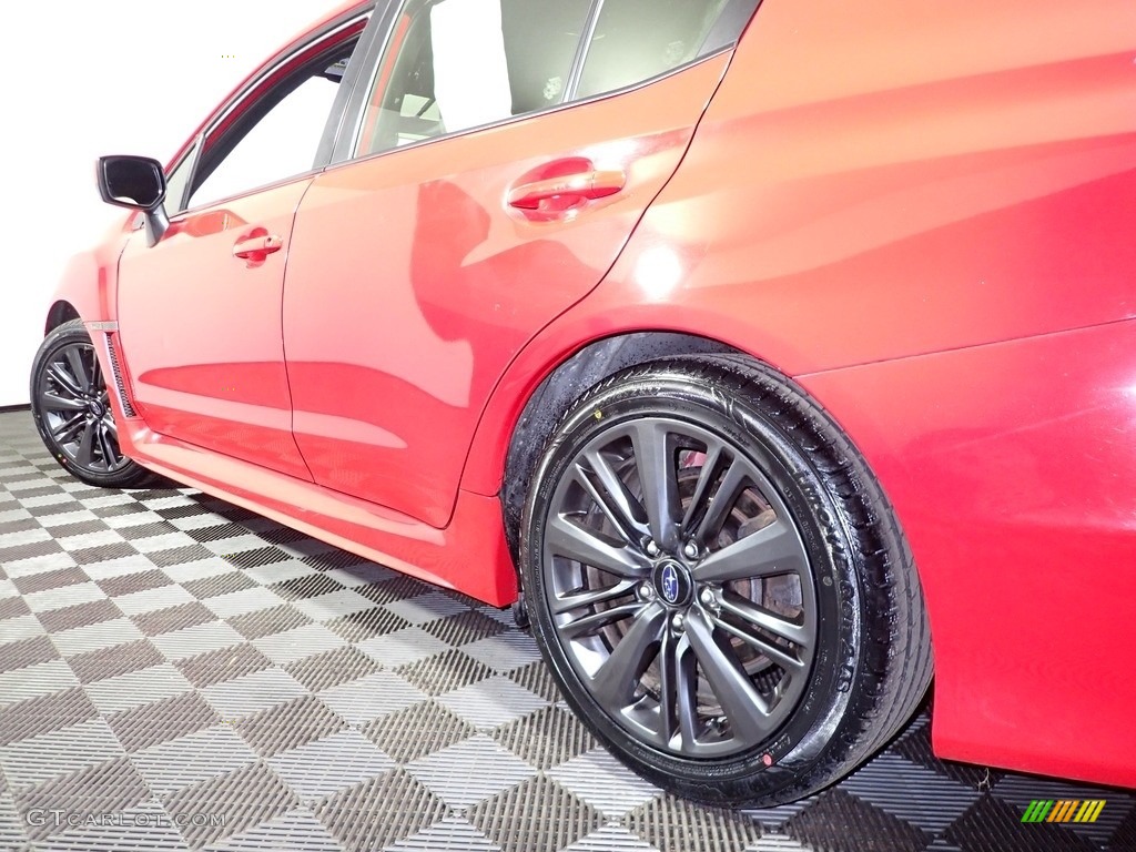2017 WRX  - Pure Red / Carbon Black photo #10
