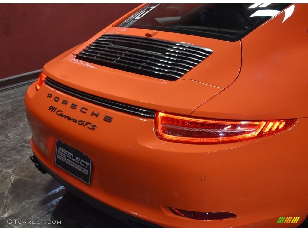 2016 911 Carrera GTS Coupe - Lava Orange / Black photo #5