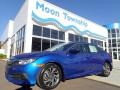 Aegean Blue Metallic 2017 Honda Civic EX Sedan
